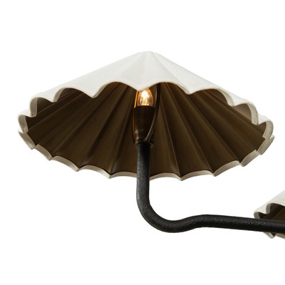 Four Hands Fiorella Chandelier - Cream Canvas