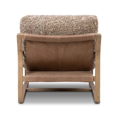 Four Hands Ace Chair - Taupe Shearling