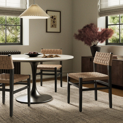 Four Hands Hamlin Dining Chair - Double Twisted Paper Cord