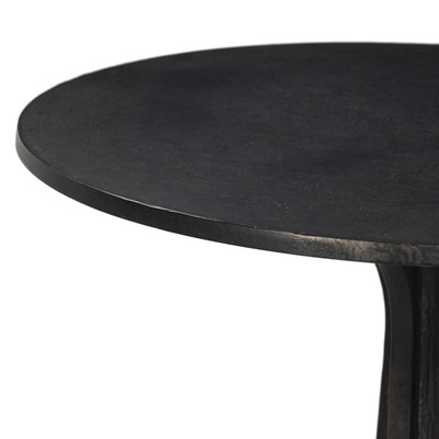 Four Hands Malloy Outdoor Dining Table - 36" - Distressed Bronze