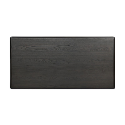 Four Hands Denton Standing Desk - Smoked Black Sungkai Veneer - Thick