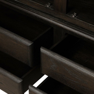 Four Hands Whitman Cabinet - Smoked Black