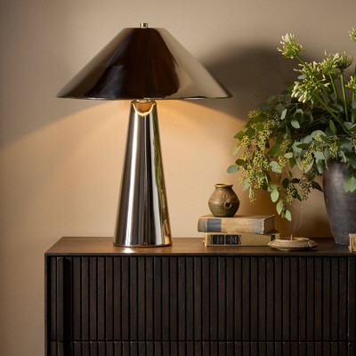 Four Hands Romani Table Lamp - Nickel