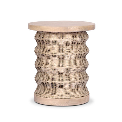 Four Hands Brailey End Table - Smoked Natural Sungkai