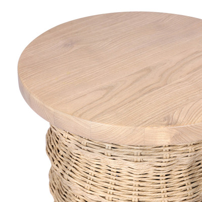 Four Hands Brailey End Table - Smoked Natural Sungkai