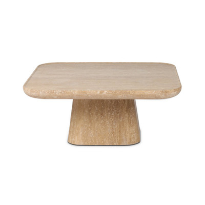 Four Hands Zane Coffee Table - Golden Travertine