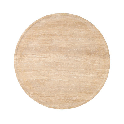 Four Hands Zane End Table - Golden Travertine