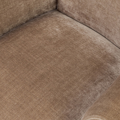 Amber Lewis x Four Hands Camellia Swivel Chair - Altair Mushroom