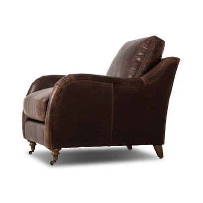 Amber Lewis x Four Hands Lynne Chair - Raleigh Cigar