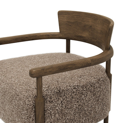 Amber Lewis x Four Hands Bennett Chair - Taupe Shearling