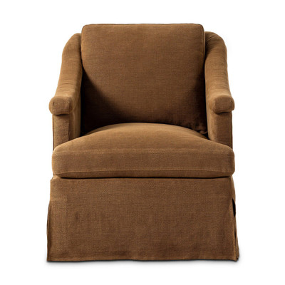 Amber Lewis x Four Hands Joplin Swivel Chair - Broadway Gilt