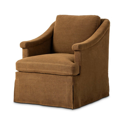 Amber Lewis x Four Hands Joplin Swivel Chair - Broadway Gilt