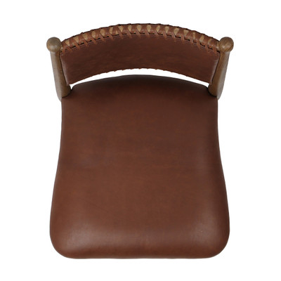 Amber Lewis x Four Hands Bella Bar Stool - Dulane Mahogany