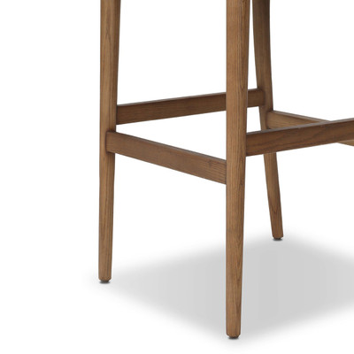 Amber Lewis x Four Hands Bella Bar Stool - Dulane Mahogany
