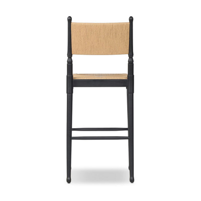 Amber Lewis x Four Hands Fayth Bar Stool - Stained Black Ash