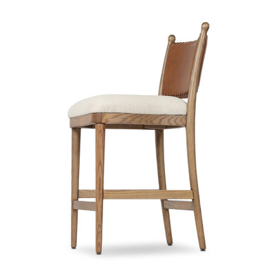 Amber Lewis x Four Hands Bella Counter Stool - Antwerp Natural