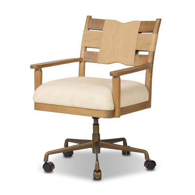 Amber Lewis x Four Hands Tova Desk Chair - Bergamo Parchment