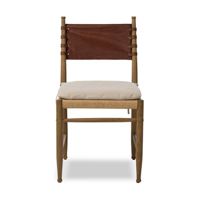 Amber Lewis x Four Hands Brielle Dining Chair w/ Cushion - Broadway Dune