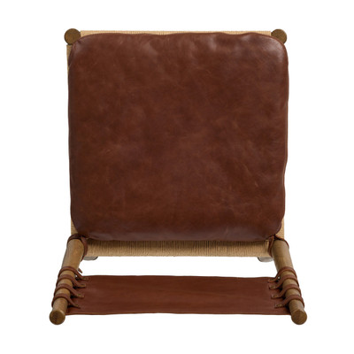 Amber Lewis x Four Hands Brielle Dining Chair w/ Cushion - Dulane Mahogany