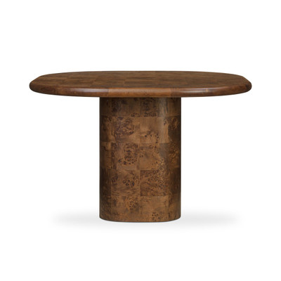 Amber Lewis x Four Hands Malko Dining Table - Dark Brown Mappa Burl