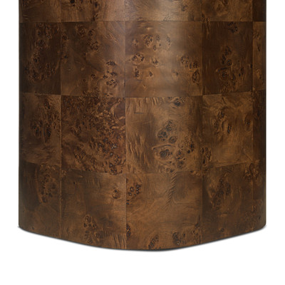 Amber Lewis x Four Hands Malko Dining Table - Dark Brown Mappa Burl