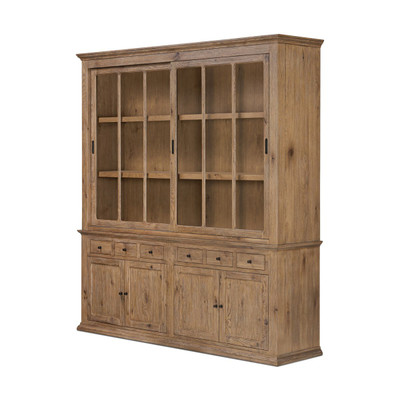 Amber Lewis x Four Hands Harding Cabinet - Weathered Oak