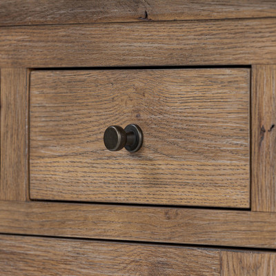 Amber Lewis x Four Hands Harding Cabinet - Weathered Oak