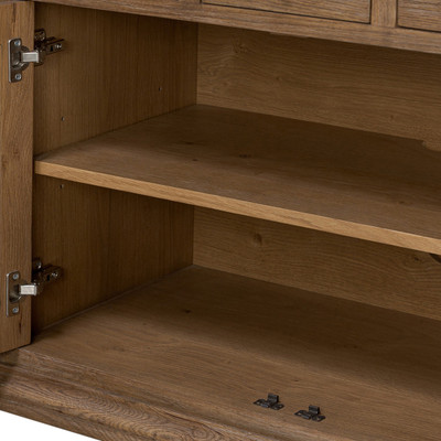 Amber Lewis x Four Hands Harding Cabinet - Weathered Oak
