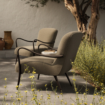 Amber Lewis x Four Hands Locke Outdoor Chair - Ambro Stripe