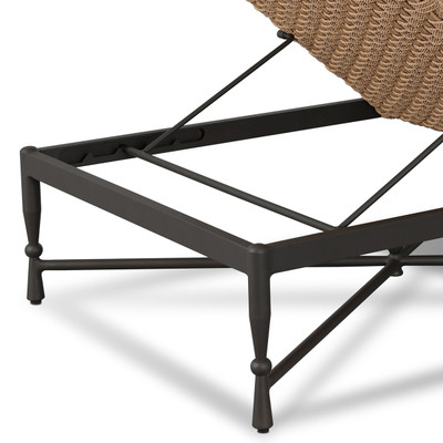 Amber Lewis x Four Hands Breton Outdoor Chaise - Alessi Linen