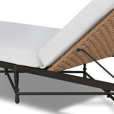 Amber Lewis x Four Hands Breton Outdoor Chaise - Alessi Linen