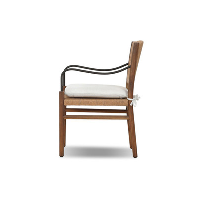 Amber Lewis x Four Hands Andover Outdoor Dining Chair - Alessi Linen