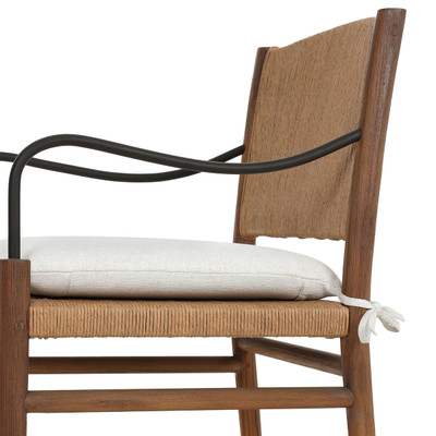 Amber Lewis x Four Hands Andover Outdoor Dining Chair - Alessi Linen