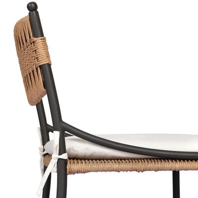 Amber Lewis x Four Hands Mae Outdoor Dining Chair - Fine Textured Natural