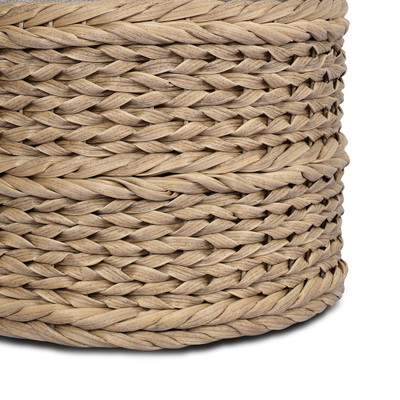Amber Lewis x Four Hands Rowan Outdoor Ottoman - 18" - Alessi Linen