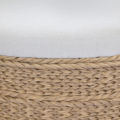 Amber Lewis x Four Hands Rowan Outdoor Ottoman - 48" - Alessi Linen