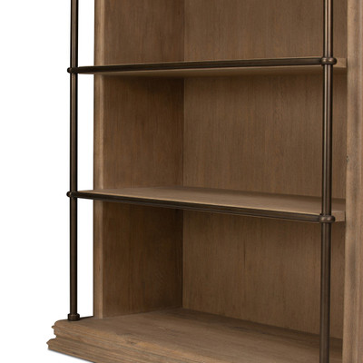 Amber Lewis x Four Hands Elsa Bookcase - Drifted Oak