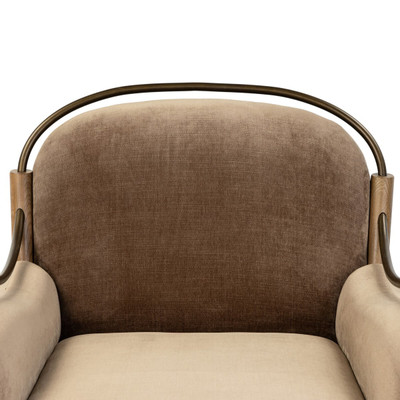 Amber Lewis x Four Hands Demi Chaise - Altair Mushroom