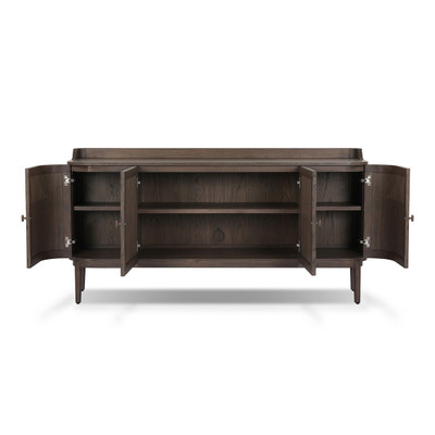 Amber Lewis x Four Hands Mirabel Sideboard - Dark Green Lacquered Linen