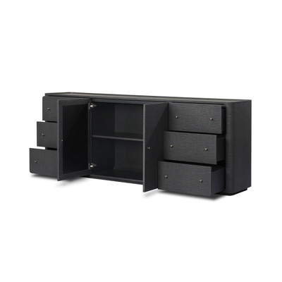 Amber Lewis x Four Hands Paula Sideboard - Black Linen