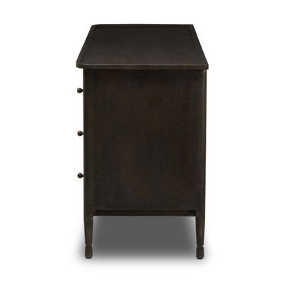 Amber Lewis x Four Hands Franny 6 Drawer Dresser - Espresso Oak Veneer