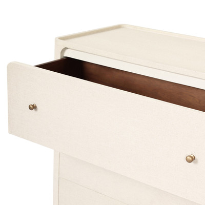 Amber Lewis x Four Hands Paula 6 Drawer Dresser - Beige Painted Linen