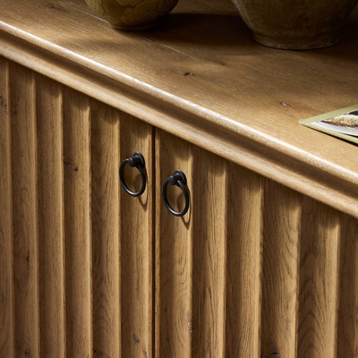 Amber Lewis x Four Hands Cambra Media Console - Drifted Oak