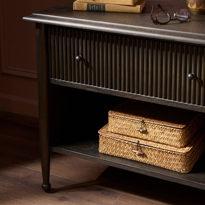 Amber Lewis x Four Hands Eloise Nightstand - Smoked Black Mindi