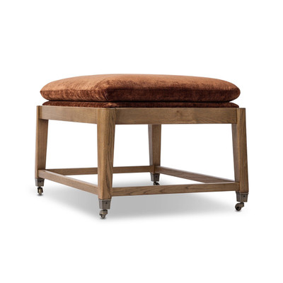 Amber Lewis x Four Hands Eleanor Accent Stool - Altair Sienna