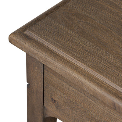 Amber Lewis x Four Hands Bayla End Table - Weathered Oak Veneer
