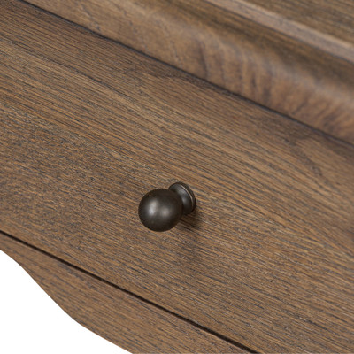 Amber Lewis x Four Hands Bayla End Table - Weathered Oak Veneer