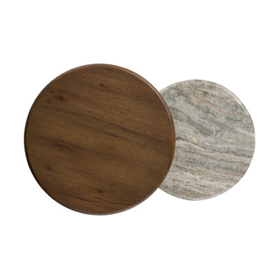 Amber Lewis x Four Hands Waylie Nesting End Tables - Rustic Fawn