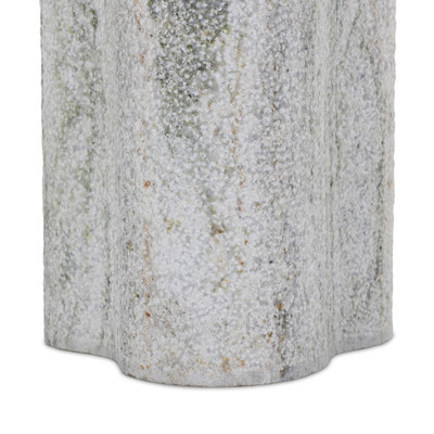 Amber Lewis x Four Hands Waylie Small Marble End Table - River Grey Marble