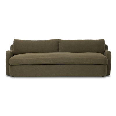 Amber Lewis x Four Hands Aurelia Sofa - 96" - Broadway Olive